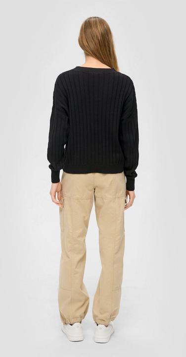Actual product image s.Oliver Strickpullover Weicher Strickpullover aus Baumwollmix (S, XS)
