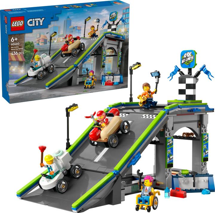 Image du produit LEGO Keine Limits: Seifenkistenrennen mit Rampe (60460, LEGO City)