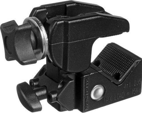 Image du produit Manfrotto 035BN, Super pince de maintien pour jumelles (Pince de pied)
