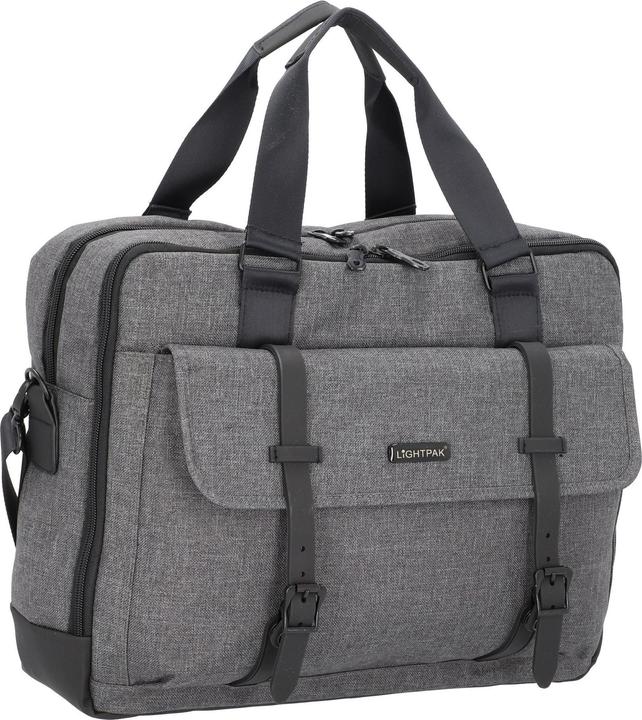 Image du produit Lightpak sacoche pour ordinateur portable "TWYX", polyester, gris bandoulière amovible, poignée de (15.60", Universel)