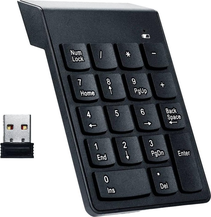 Produktbild Gembird KPD-W-02 Wireless numeric keypad (Eng. Int., Kabellos)