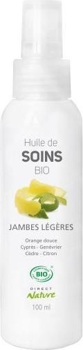 Image du produit Direct Nature Huile de soins Bio Jambes légères 100 ml (Huile pour le corps, 100 ml)
