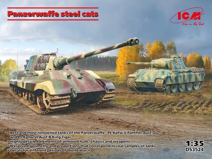 Actual product image ICM Armoured weapon steel cats