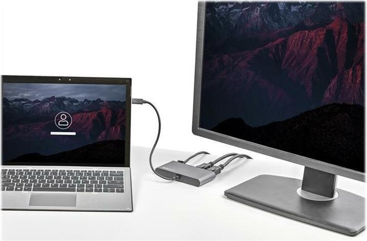 Actual product image StarTech TB3DKM2DPL (Thunderbolt, 4 Ports)