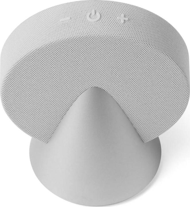 Productafbeelding Lexon Bluetooth speaker Conic Aluminium silver (12 h)