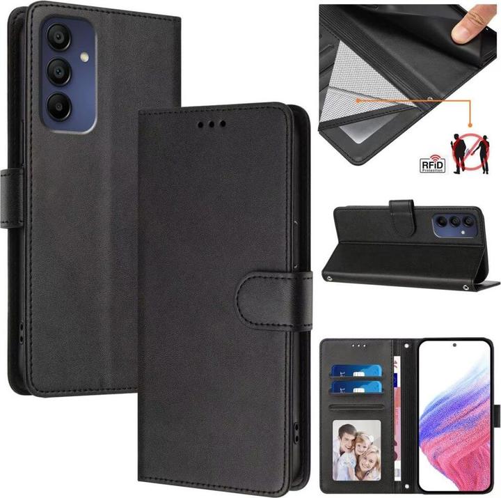 Produktbild Cover-Discount Galaxy A16 - Ledertasche mit RFID Blocker (Samsung Galaxy A16 5G)