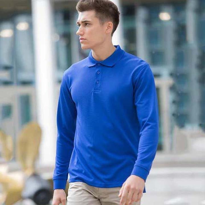 Produktbild Henbury Coolplus PoloHemd Langarm (3XL)