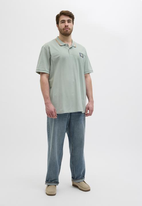 Produktbild Jack & Jones Plus Size Gedruckt Poloshirt Poloshirt (6XL)