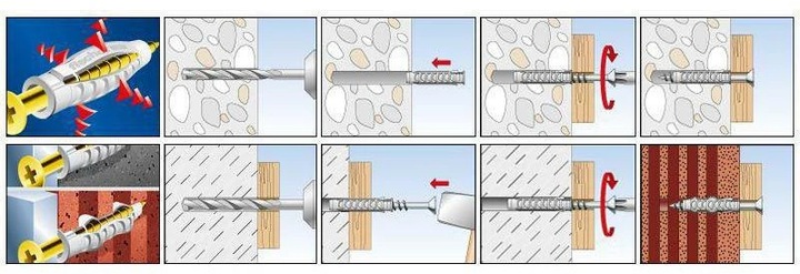 Produktbild Fischer 90865 Unidübel UX 10X60 NV (50 Stk.)