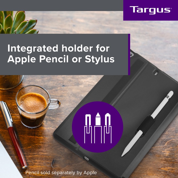 Produktbild Targus Click in Case (iPad Pro 10.5 2017 (1. Gen), iPad Air 2019 (3. Gen), iPad 2019 (7. Gen), iPad 2021 (9. Gen))