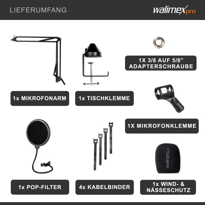 Actual product image Walimex pro Table Top Microphone Arm