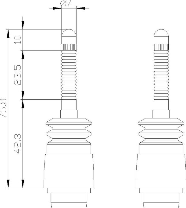 Produktbild Siemens Betätigungskopf f. 3SE5132 Grenzschalter