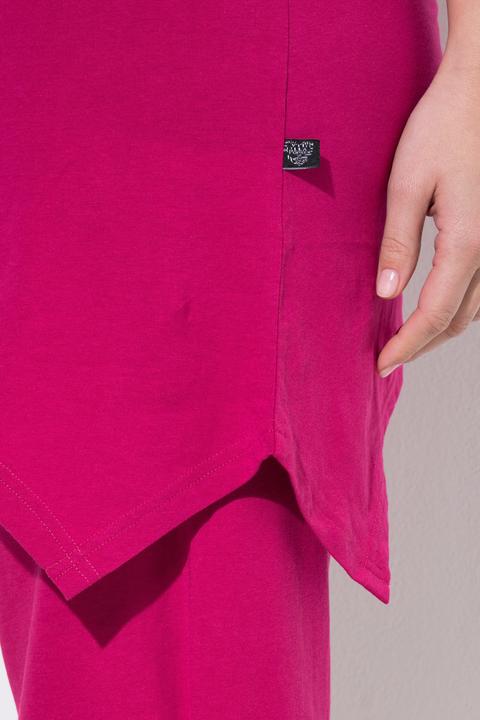 Produktbild Ulla Popken Pyjama, Zipfelsaum, V-Ausschnitt, Halbarm (46, 48)