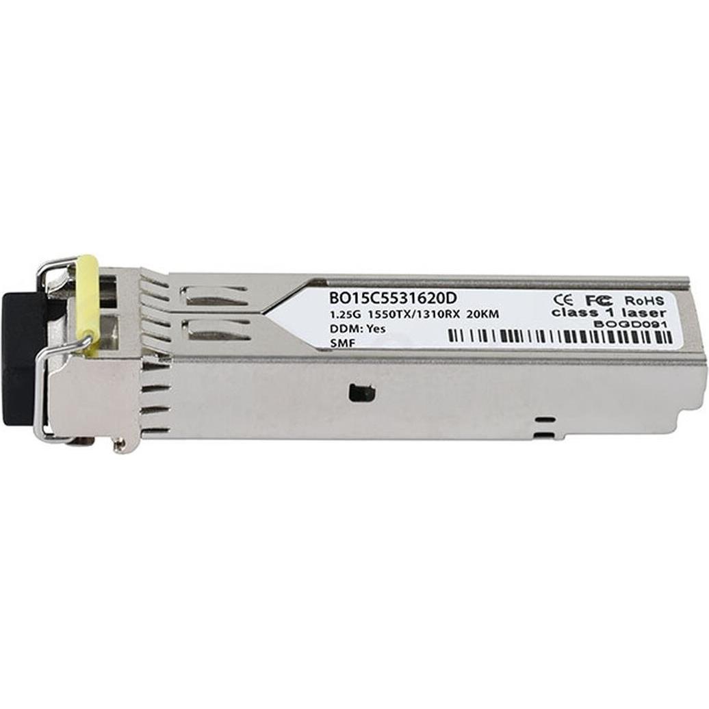 CBO Planet MGB-TLB20 SFP BlueOptics compatibile BO15C5531620D, Ricetrasmettitore, Argento