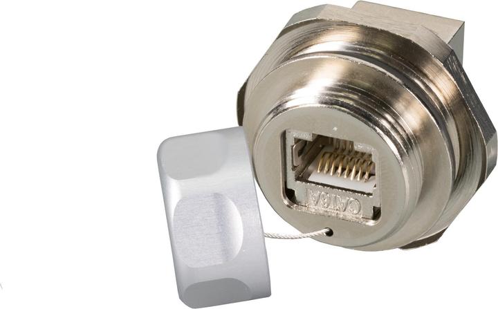 Actual product image EFB Elektronik RJ45 Cat.6A IP67 feed-through coupling, socket / socket, service port