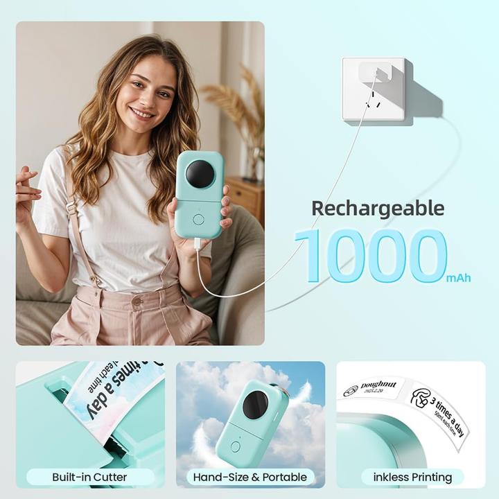 Actual product image Phomemo D30 GRN (203 dpi)