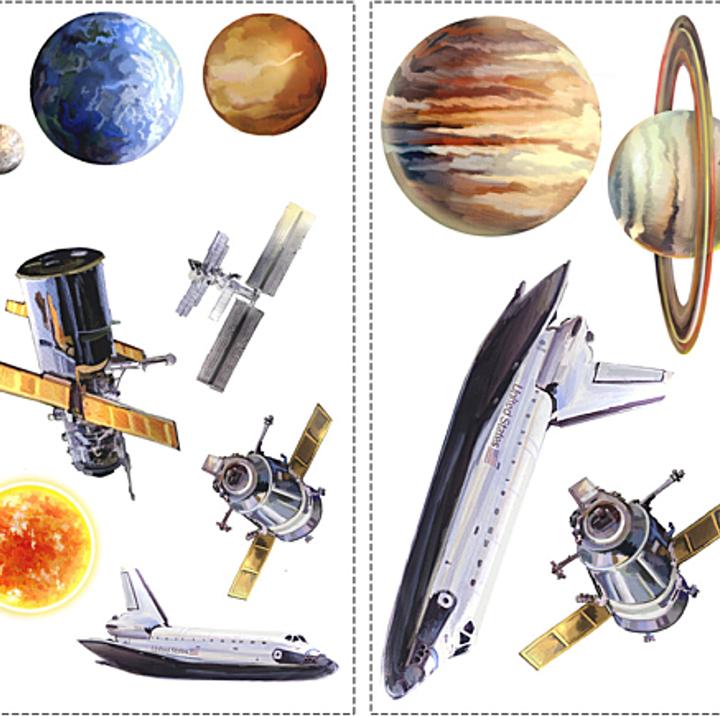 Actual product image Roommates RM - Space travel