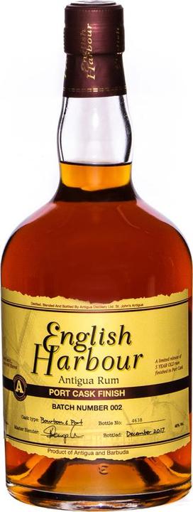Actual product image Antigua Distillery English Harbour Port Cask Finish Rum