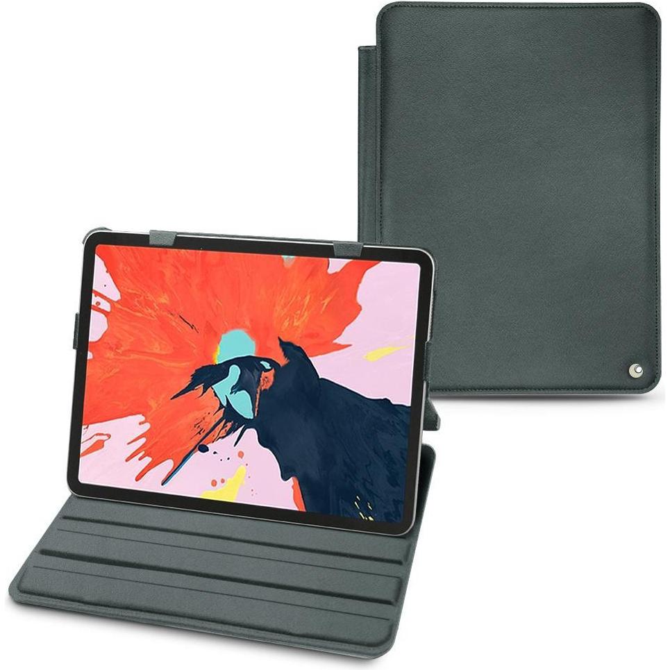 Noreve Lederschutzhülle horizontal (iPad Air 2022 (5. Gen), iPad Air 2020 (4. Gen)), Tablet Hülle, Blau