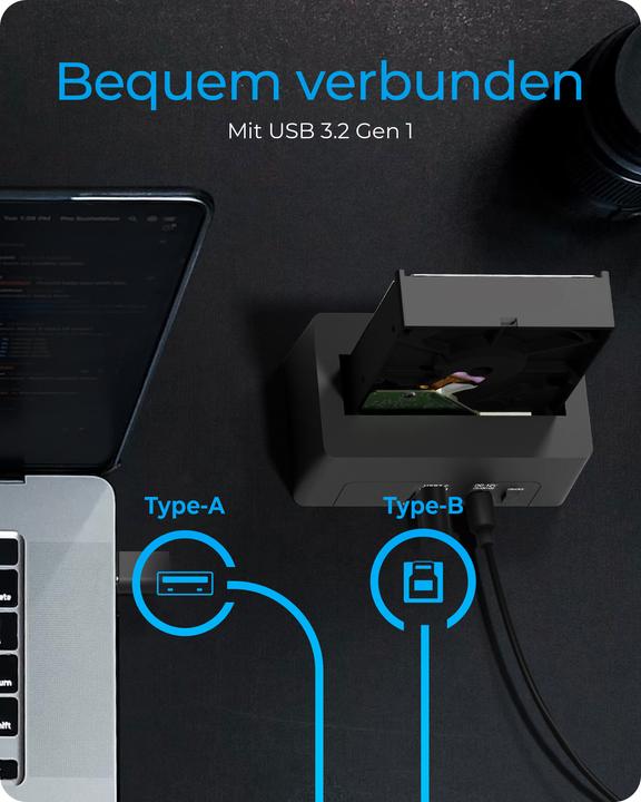 Immagine prodotto Icy Box DockingStation per 1x HDD/SSD,IB-1121-U3