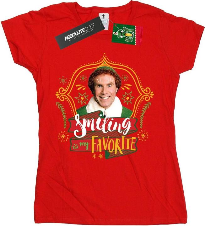 Immagine prodotto Elf Buddy Smiling Maglietta Donna (L)