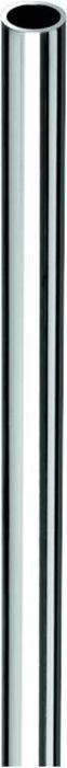 Actual product image Schell Copper tube 10 mm smooth on both sides, chrome 1000mm