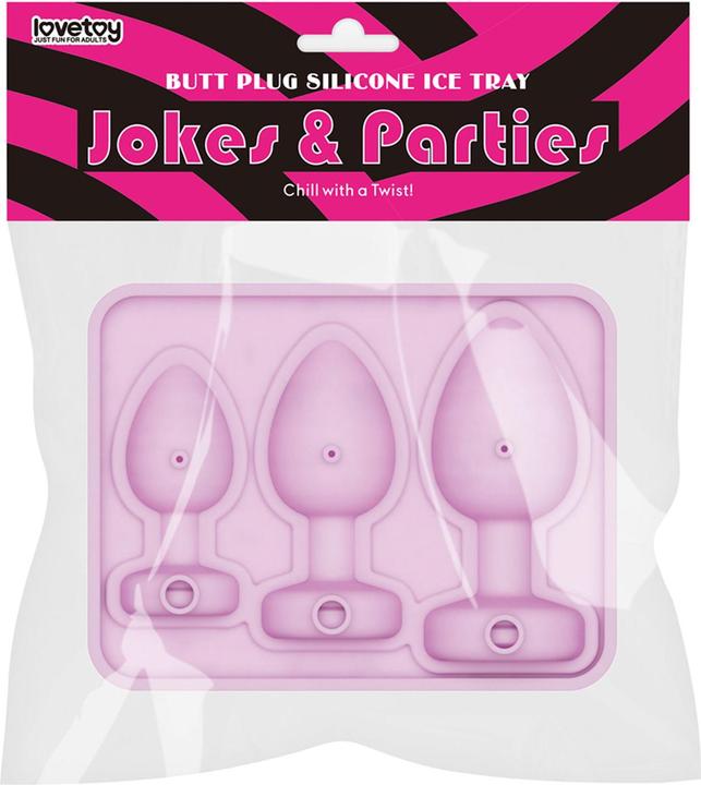 Produktbild Lovetoy Silikon-Eiswürfelform - Analplug - Pink