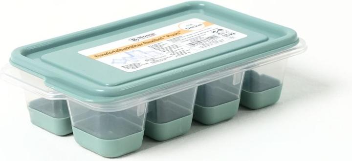 B-Home Eiswürfelbehälter mit Deckel Eiswürfelform Eiswürfelschale