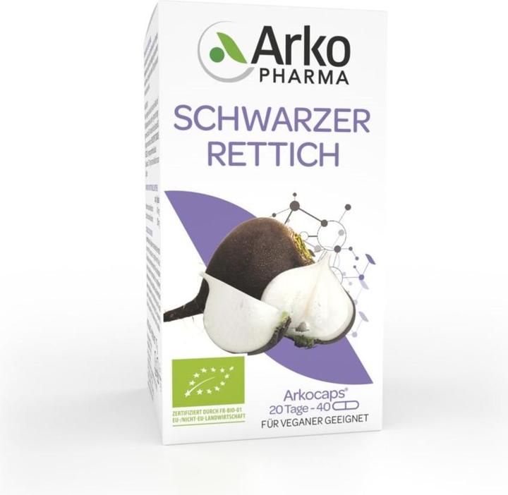 Actual product image Arkopharma Schwarzer Rettich (40 pcs., Capsules, 41 g)