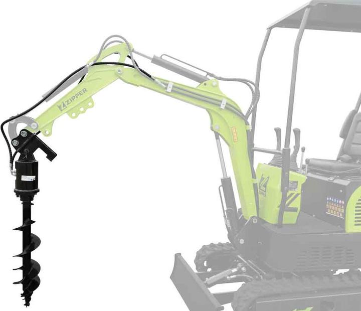 Zipper - Erdlochbohrer set Ø 200 mm und 800 mm für ZI-MBGS850D (200 millimètres)