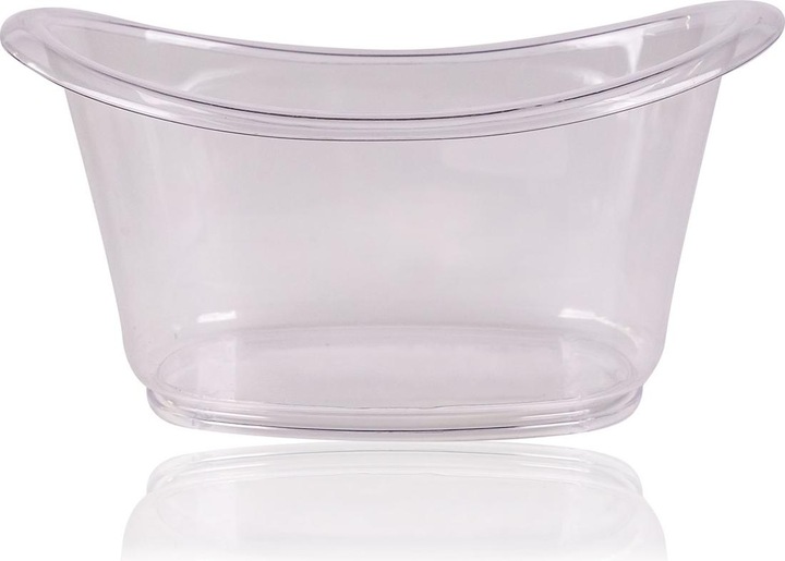 Produktbild Accentra Waschzuber aus Kunststoff, zum Befüllen, 24 x 13.5 x 10cm, Farbe: transparent, VE 12/24