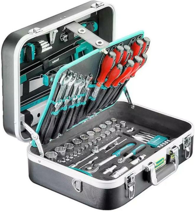 technocraft ABS-Werkzeugkoffer TOP CHROME 152-tlg (152 Teile)