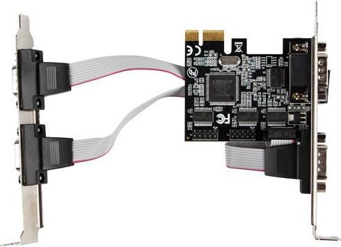 Produktbild Lanberg PCE-DB9-004 Schnittstellenkarte/Adapter Eingebaut PCIe