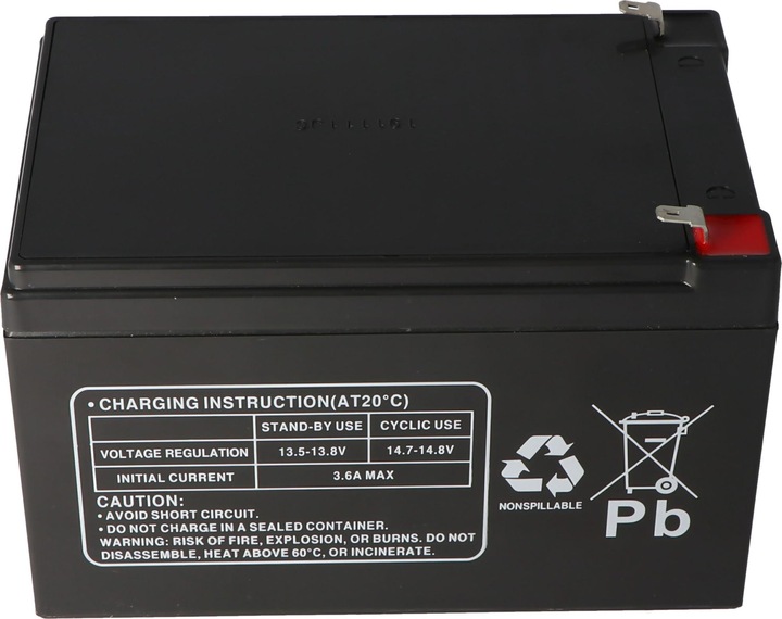 Actual product image Multipower Battery MP12-12 (12 V, 12 Ah)