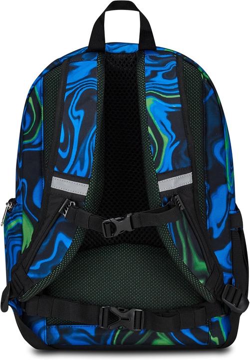 Actual product image Seven Advanced Plus School Backpack with Double Compartment, Organizer, and Mesh Side Pocket (29 l)