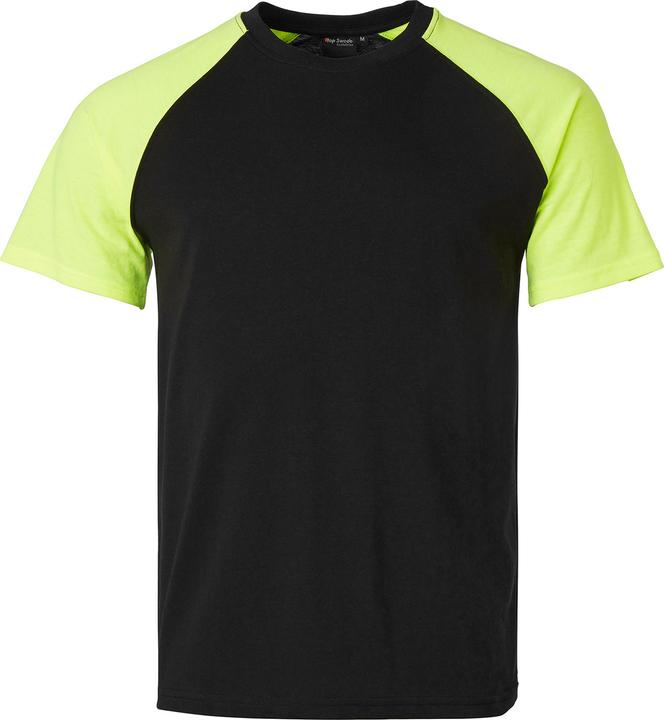 Immagine prodotto Top Swede 225 T-shirt, unisex, 3XL nero/giallo fluorescente (3XL)
