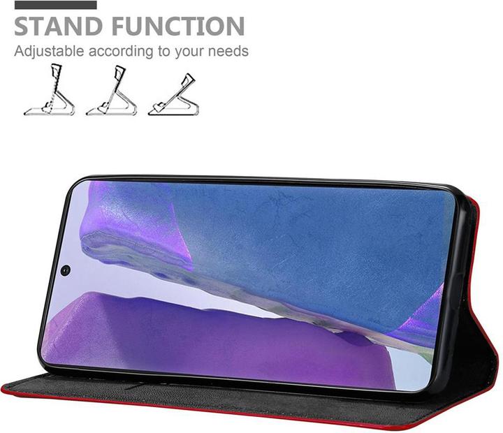 Actual product image Cadorabo Book Invisible Magnet Cover (Samsung Galaxy Note 20)