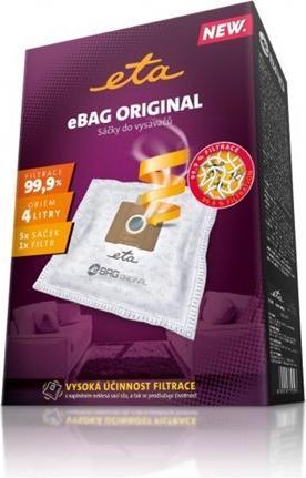ETA Vacuum cleaner bags Original 960068000 Accessory Set, 5 + microfilter 155x145 mm pc(s), Suitable for (5x)