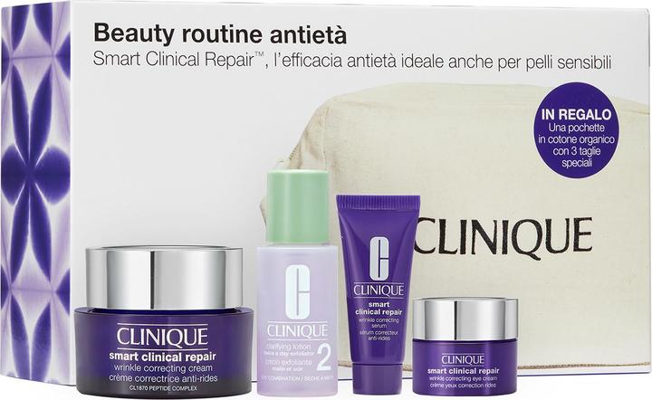 Clinique Smart Clinical Repair Wrinkle Correcting Cream (50ml) + Clarifying Lotion 2 (30ml) + Smart (Facial care set)