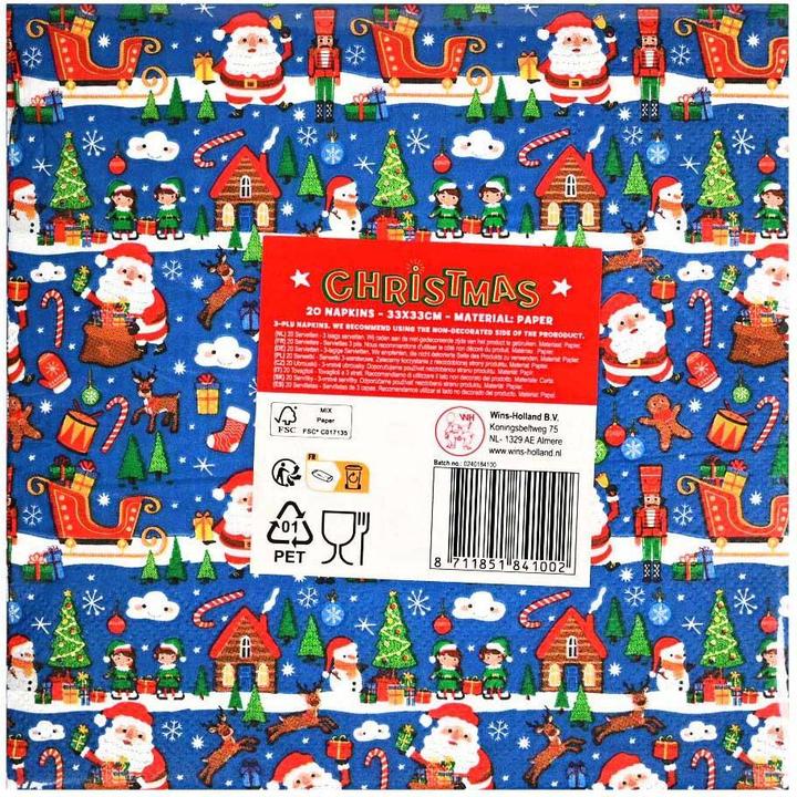 Wins Holland Weihnachtsservietten - 20 St. (20 x)