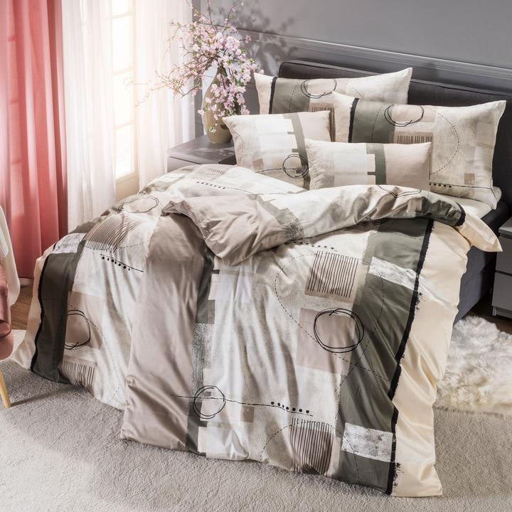 Buona Notte Kampala beige (Duvetbezug, 240 x 240 cm)