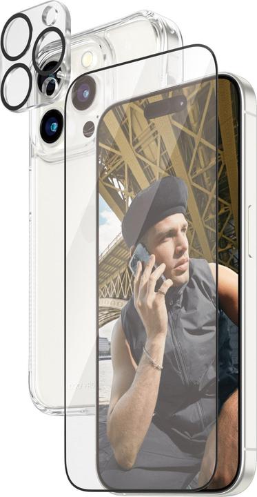 Actual product image PanzerGlass 3-in-1-Pack (1 Piece, Apple iPhone 15 Pro)