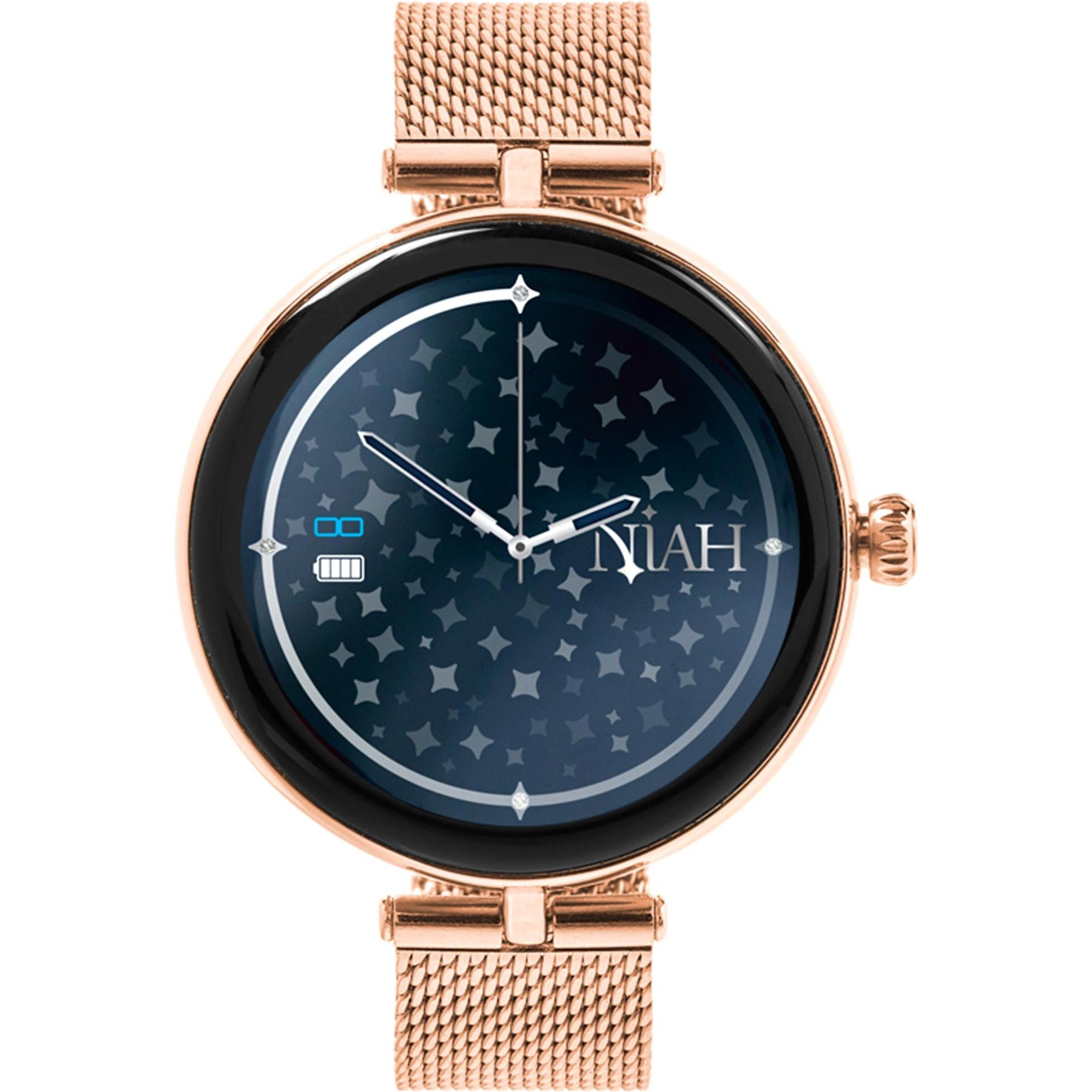 Techmade Smart Watch Lyra Milan Mesh Gold Rose (36 mm), Smartwatch