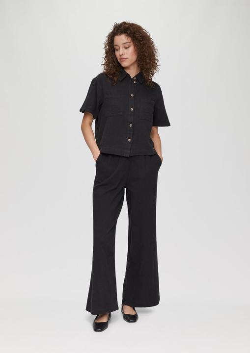 Produktbild s.Oliver Bluse Oversized-Hemdbluse aus Musselin (42)