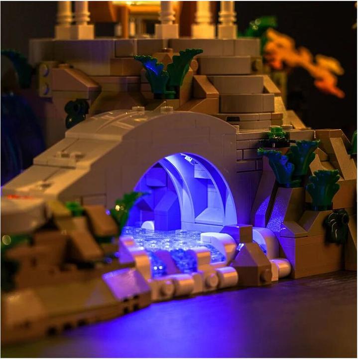 Immagine prodotto BrickBling Set di luci a LED per LEGO Il Signore degli Anelli: Rivendell (10316) incluso il telecomando