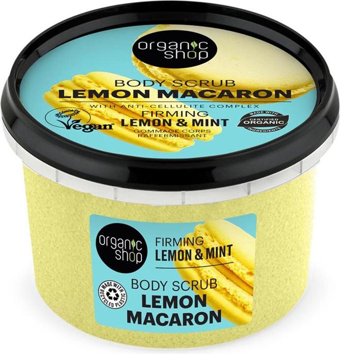 Produktbild Organic Shop Straffendes Zitronen-Macaron Körperpeeling 250ml (250 ml)