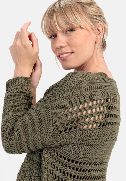 Produktbild Camel Active Pullover mit Lochstrickmuster (XS)