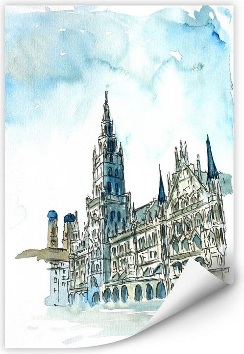 Produktbild Trenddeko Münchener Rathaus (70 x 100 cm)