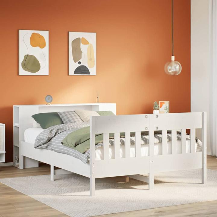 Image du produit vidaXL Bett mit Regal (140 x 200 cm)