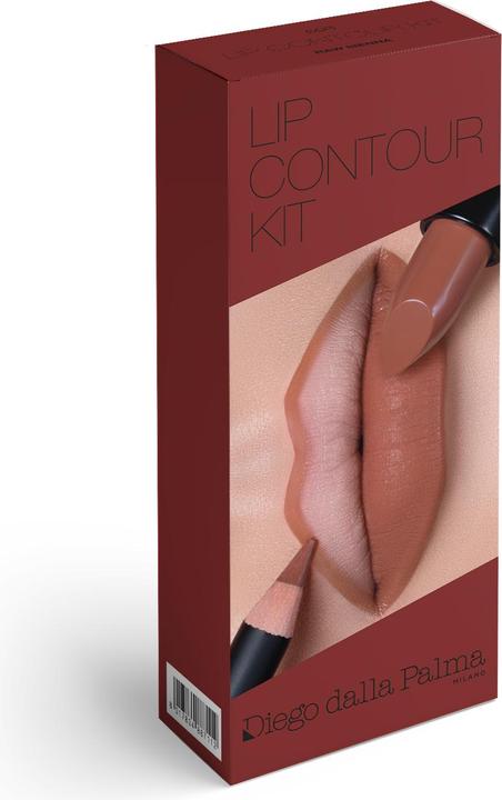 Diego dalla Palma Lip Contour Kit: Rossetto 503 Caramello 4 ml + Matita 12cm Raw Sienna 1.1 g (503 Caramello)